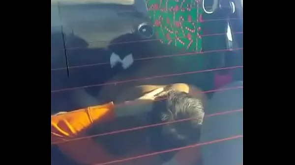 Couple caught doing 69 in car Tiub tenaga baharu
