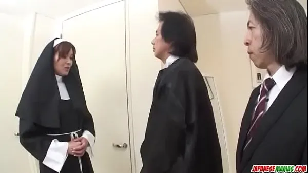 새로운 First hardcore experience for Japan nun, Hitomi Kanou 에너지 튜브