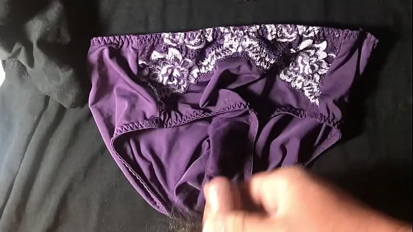 New Shot on the purple original cotton underwear, the touch taste is great, the urine smell is strong energy Tube