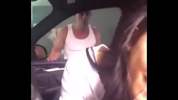 New Beautiful asshole does a pete in the car energy Tube