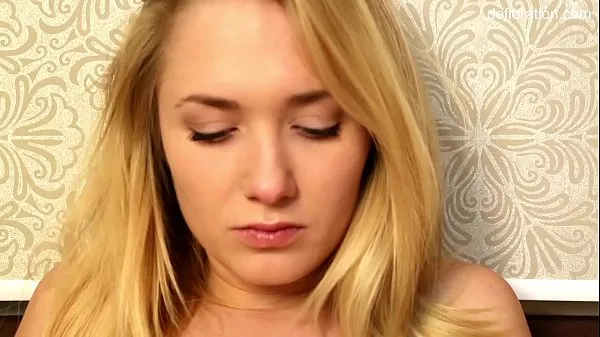 New Virgin big tits blonde Jennifer Anixton casting energy Tube