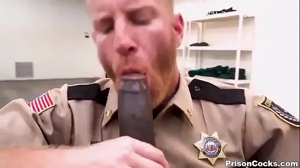 New Policeman sucking Easter egg energy Tube