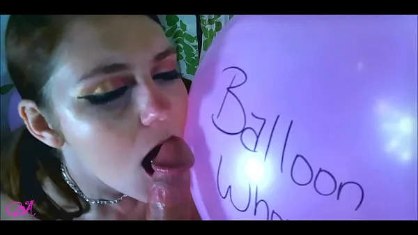 New Balloon Whore Blows and Pops : A Teaser energy Tube