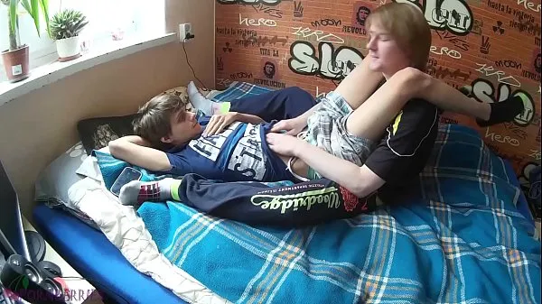 New Two young friends doing gay acts that turned into a cumshot energy Tube
