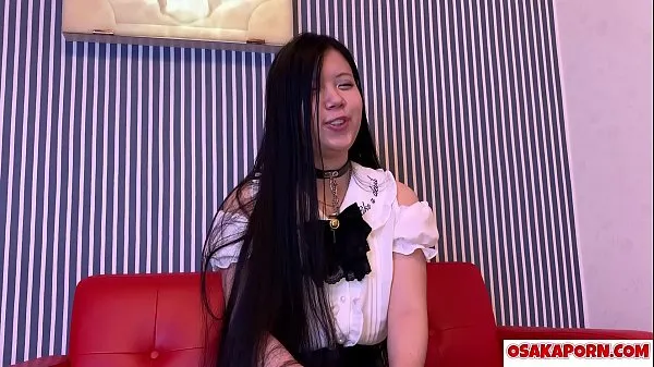 New 24 years cute amateur Asian enjoys interview of sex. Young Japanese masturbates with fuck toy. Alice 1 OSAKAPORN energy Tube