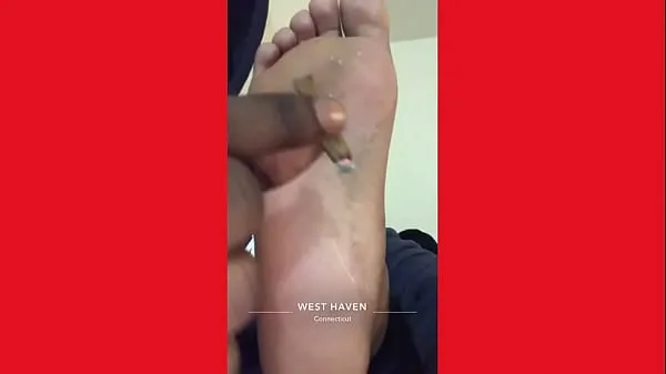 Nová Foot Fetish Toe Sucking energetická trubica
