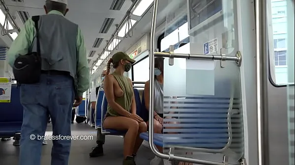 New Sideboob on the train energy Tube