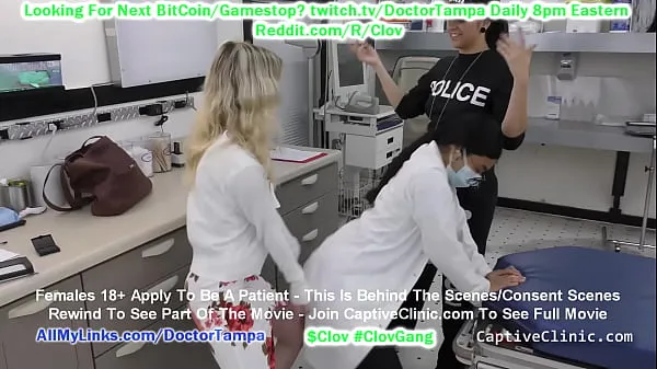 Tabung energi CLOV Campus PD Episode 43: Blonde Party Girl Arrested & Strip Searched By Campus Police com Stacy Shepard, Raven Rogue, Doctor Tampa baru
