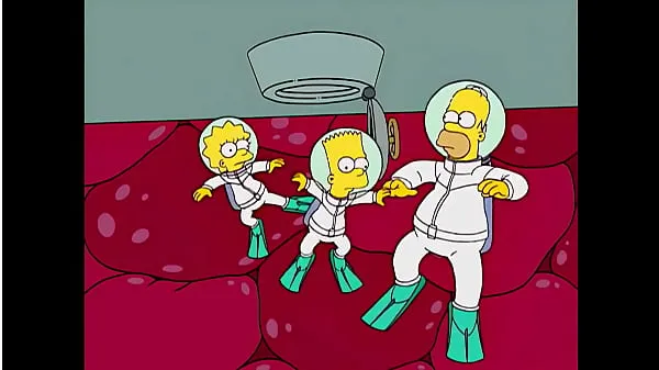 Homer and Marge Having Underwater Sex (Made by Sfan) (New Intro Tiub tenaga baharu