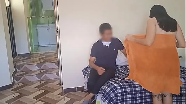 my gay best friend helps me choose what underwear to wear, and ends up fucking my pussy until full of cum, we do it before my husband arrives Ống năng lượng mới