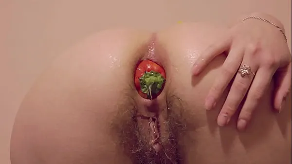 New Various vegetables fuck anal and expand the anus Bizarre masturbation doggystyle and gaping ass Amateur energy Tube