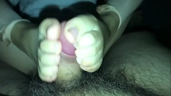 Uusi Chinese footjob cum on feet energiaputki