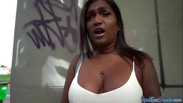 Black POV amateur babe fucked outdoor 4cash after casting أنبوب طاقة جديد