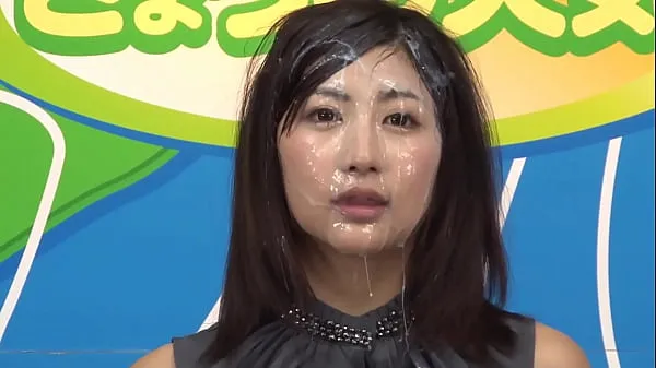 News Announcer BUKKAKE, Japanese, censored, second girl Ống năng lượng mới