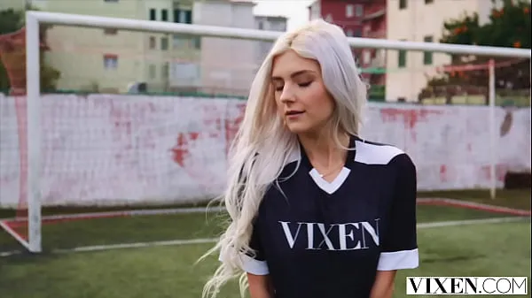 New VIXEN Fangirl Eva Elfie seduces her favourite soccer star energy Tube