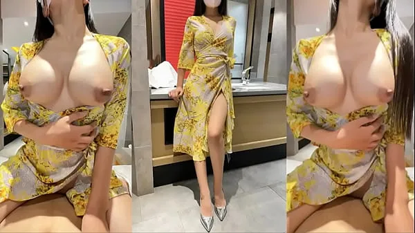 New Sex record with a sexy and lascivious young woman with big breasts. The horny young woman took the initiative to put on a yellow shirt and was full of charm. She was fucked continuously without a condom from multiple angles energy Tube