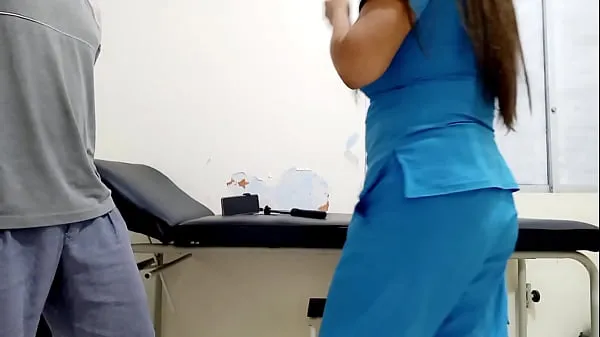 The sex therapy clinic is active!! The doctor falls in love with her patient and asks him for slow, slow sex in the doctor's office. Real porn in the hospital أنبوب طاقة جديد