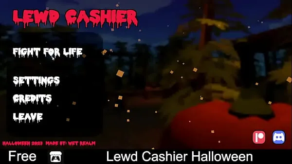 Новая Lewd Cashier Halloween (бесплатная игра Itchio) Визуальный романэнергетическая трубка