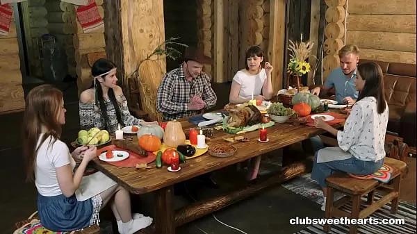 New Thanksgiving Dinner turns into Fucking Fiesta by ClubSweethearts energy Tube