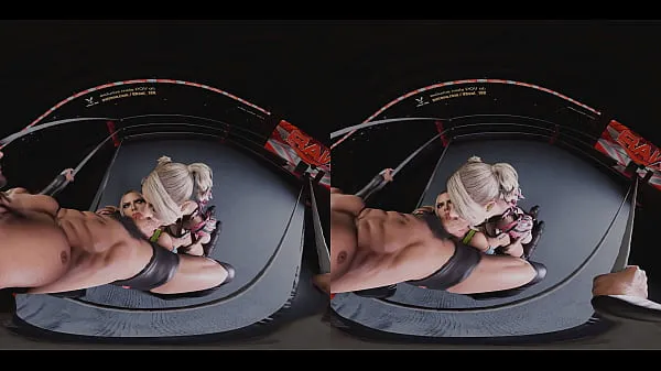 Nouveau Spitroast Double Blowjob with Alexa Bliss dirty talking and using strapless strapon on Liv morgan (WWE 3D CGI render parody tube d'énergie